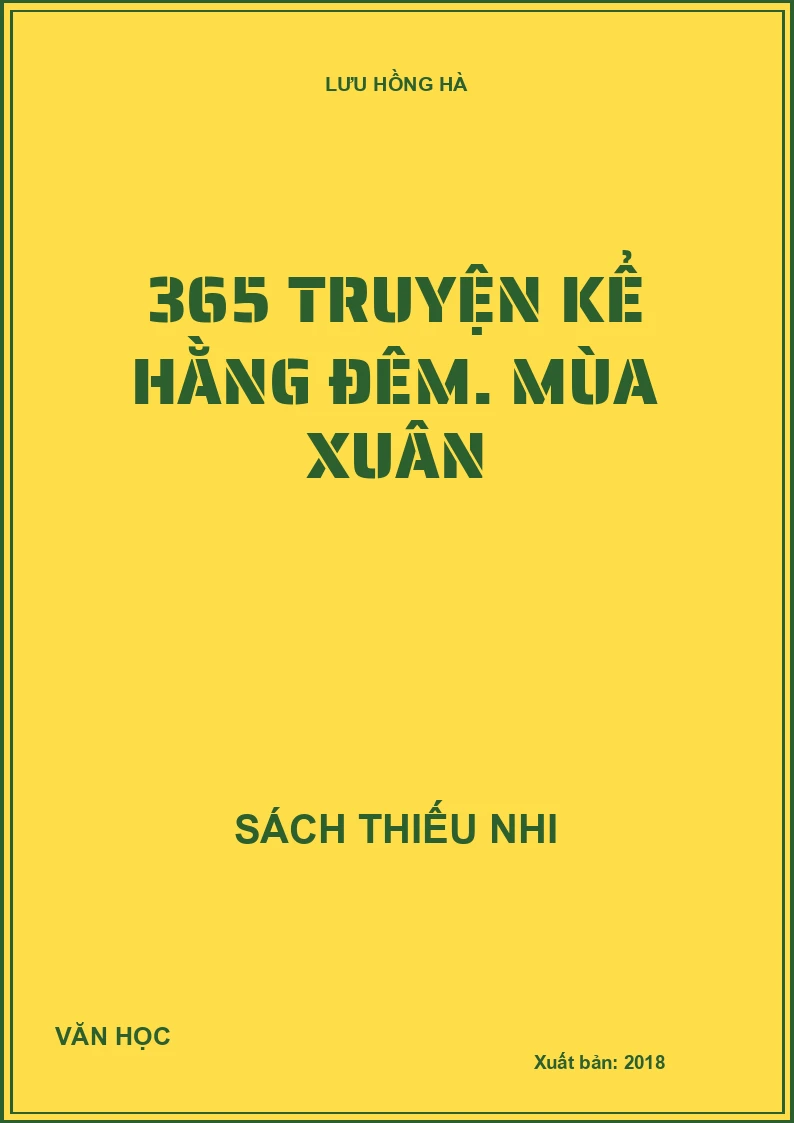 365 truyện kể hằng đêm. Mùa xuân