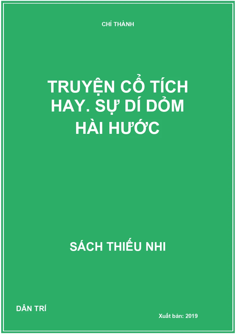 Truyện cổ tích hay. Sự dí dỏm hài hước