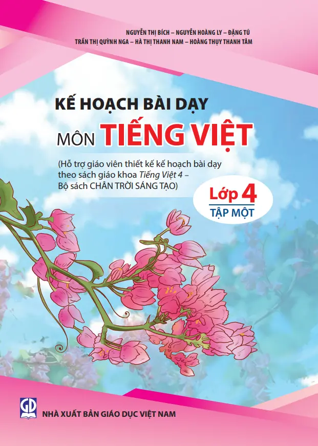 Kế hoạch bài dạy môn Tiếng việt 4/1