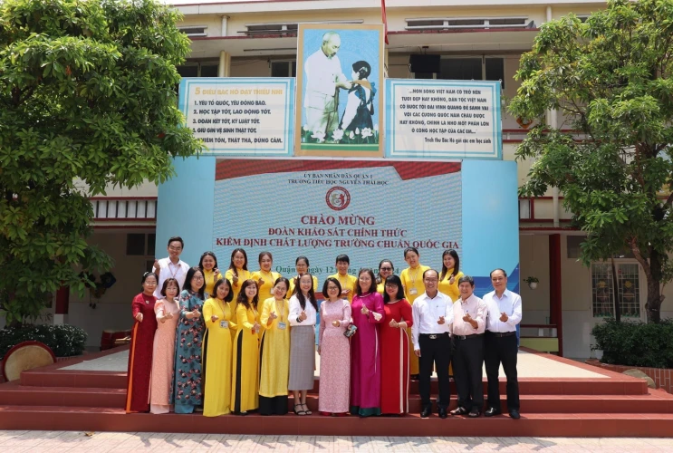 TH Nguyễn Thái Học đón đoàn đánh giá ngoài của Sở Giáo Dục và Đào Tạo TP.HCM