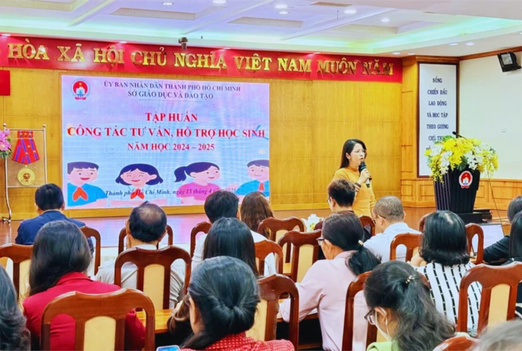 Chương trình tập huấn công tác tư vấn tâm lý, hỗ trợ học sinh năm học 2024 – 2025 tại TP. HCM