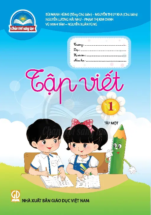 Tập Viết 1 - Tập 1 - Chân Trời Sáng Tạo