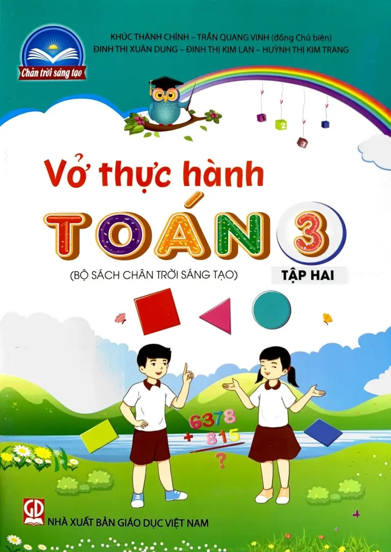 Vở Thực Hành Toán Lớp 3 - Tập 2 (Bộ Sách Chân Trời Sáng Tạo)