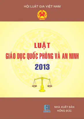 Luật giáo dục quốc phòng an ninh