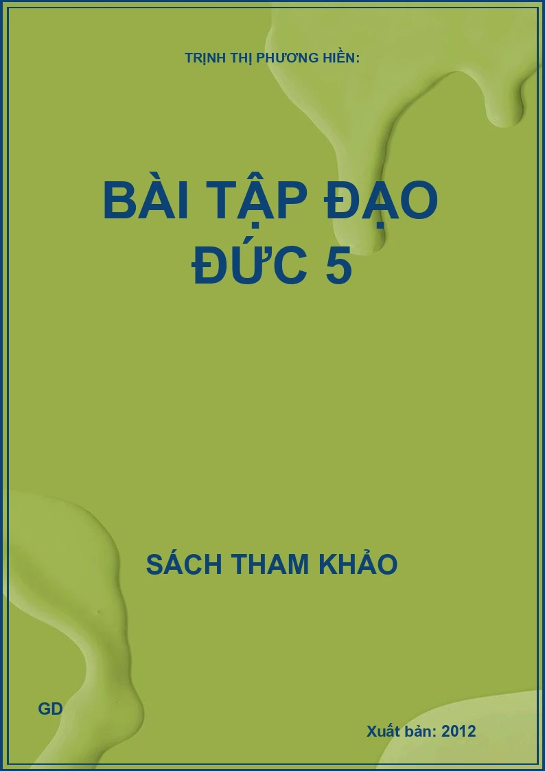Bài Tập Đạo Đức 5
