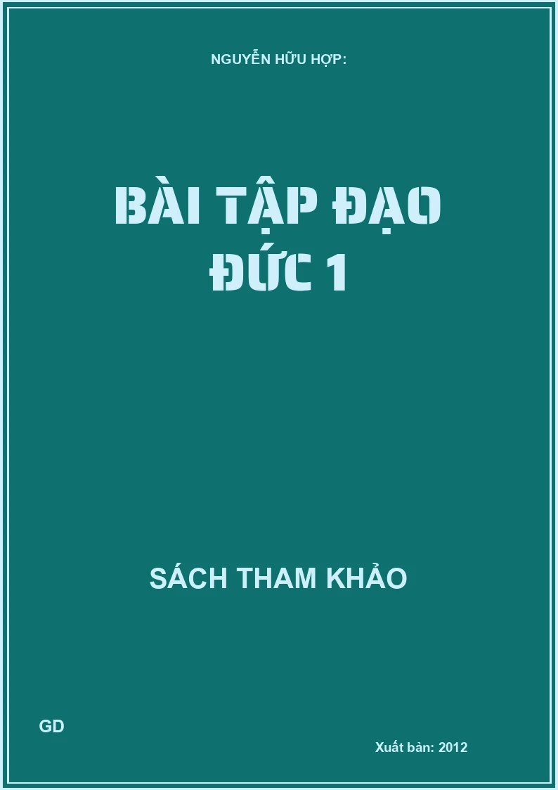 Bài Tập Đạo Đức 1