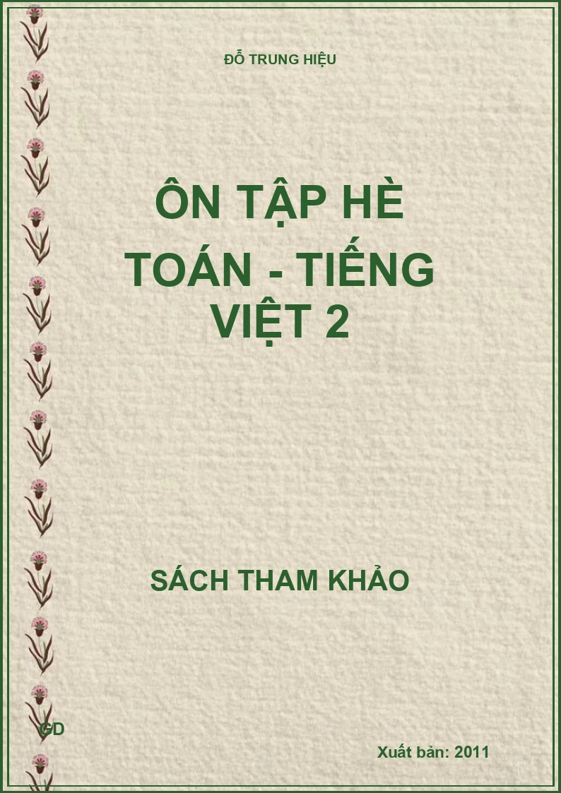 Ôn tập hè Toán - Tiếng Việt 2
