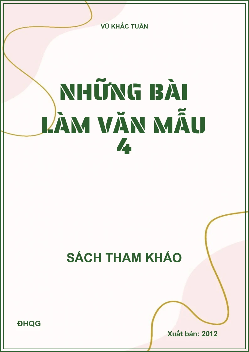 Những Bài Làm Văn Mẫu 4