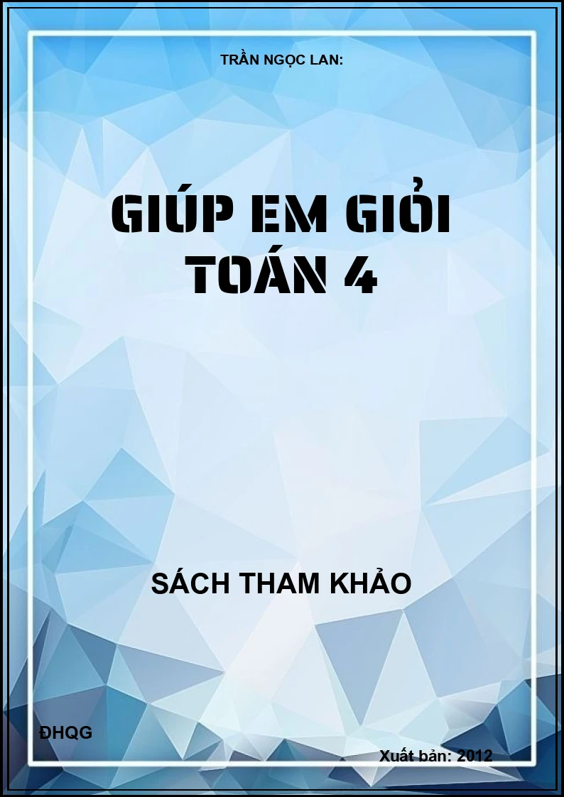 Giúp Em Học Giỏi Toán 4
