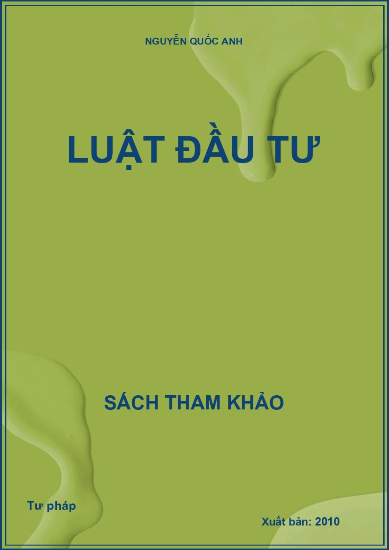 Luật Đầu Tư