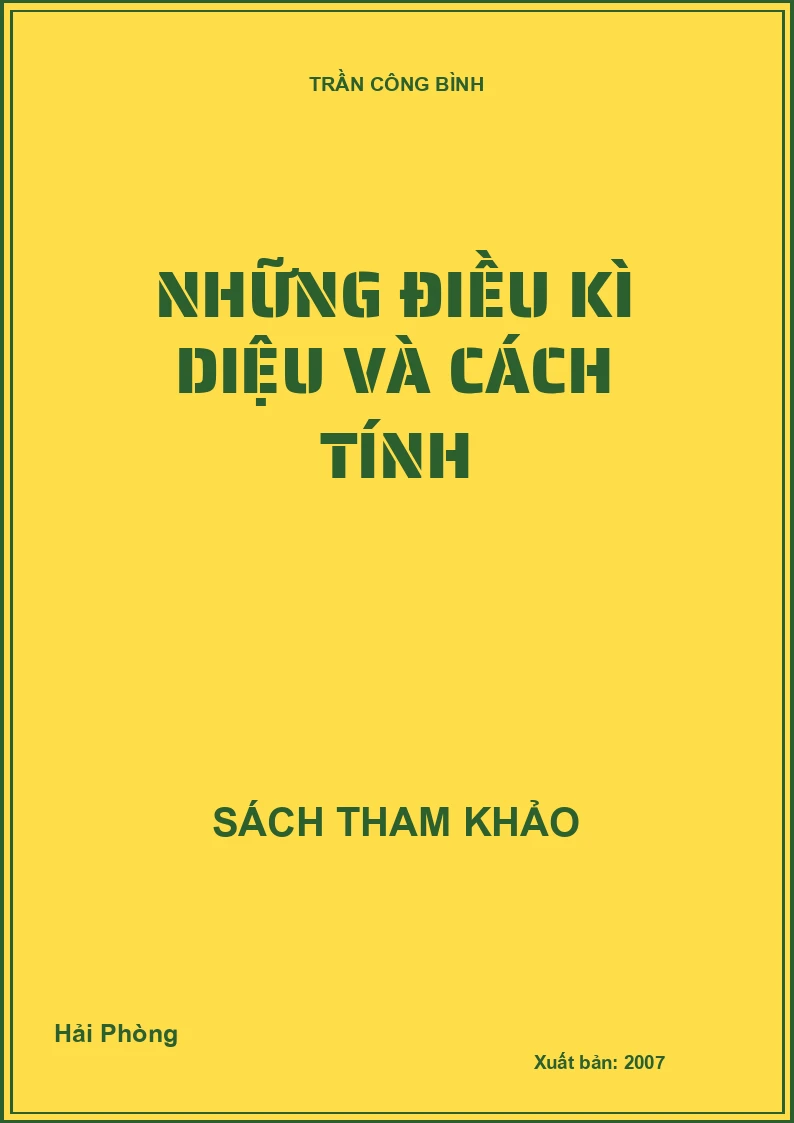 Những Điều Kỳ Diệu Và Cách Tính