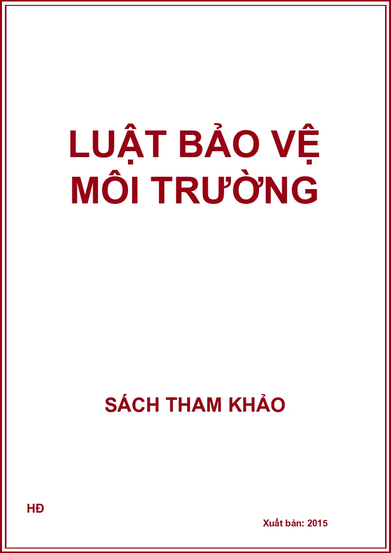 Luật bảo vệ môi trường