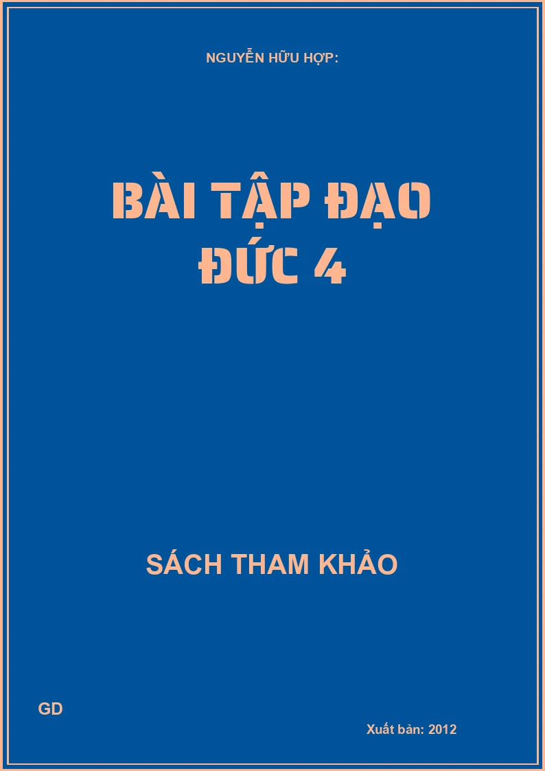 Bài Tập Đạo Đức 4