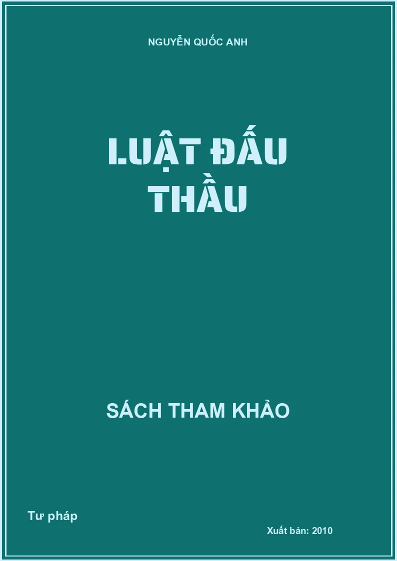 Luật Đấu Thầu