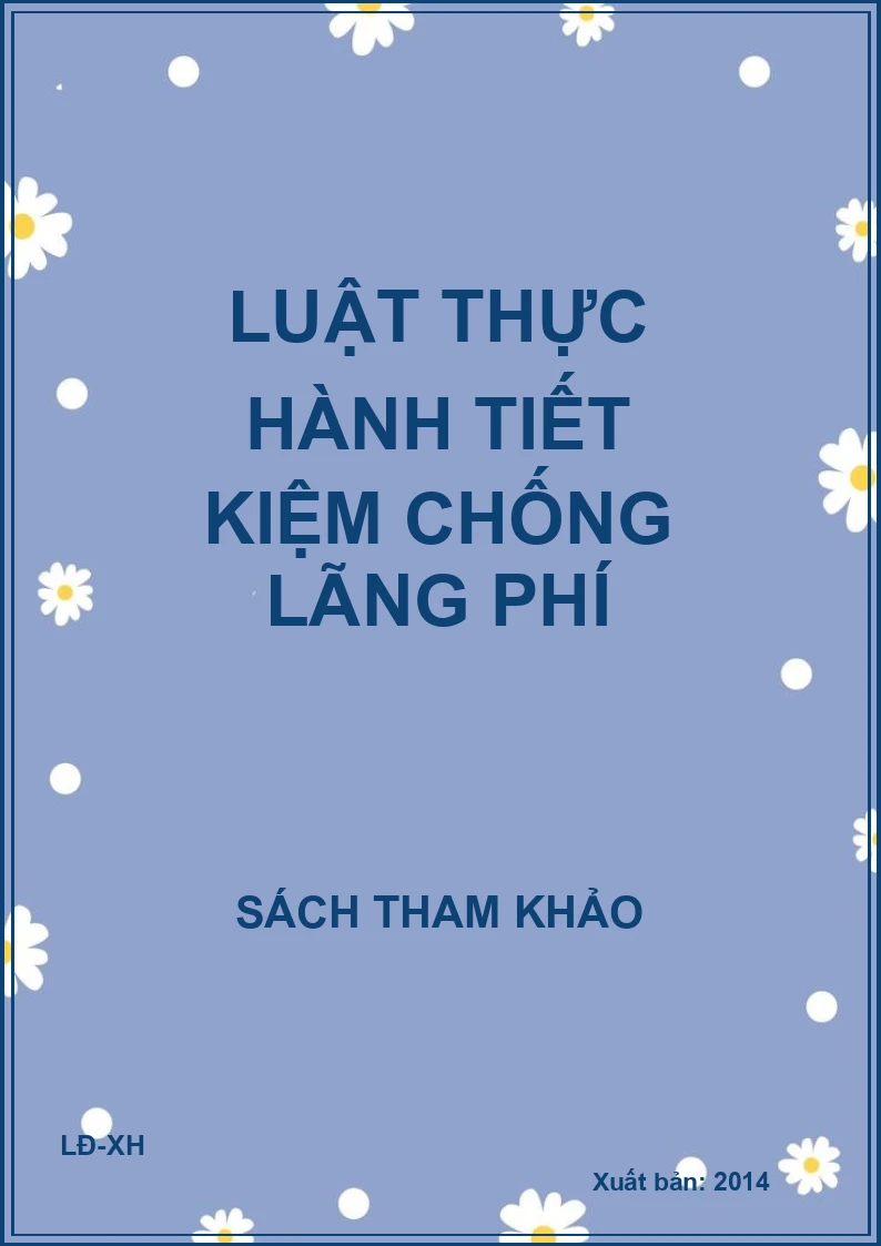 Luật thực hành tiết kiệm chống lãng phí