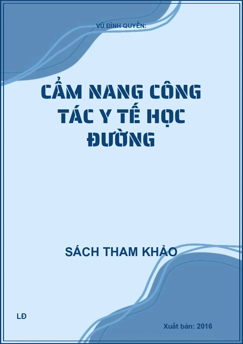 Cẩm Nang Công Tác Y Tế Học Đường
