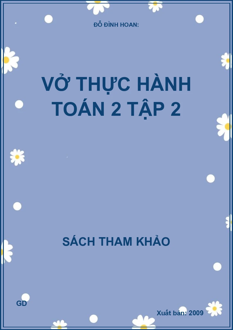 Vở thực hành Toán 2 tập 2
