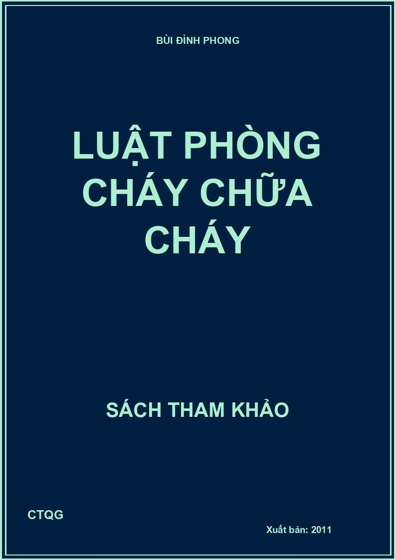 Luật Phòng Cháy Chữa Cháy