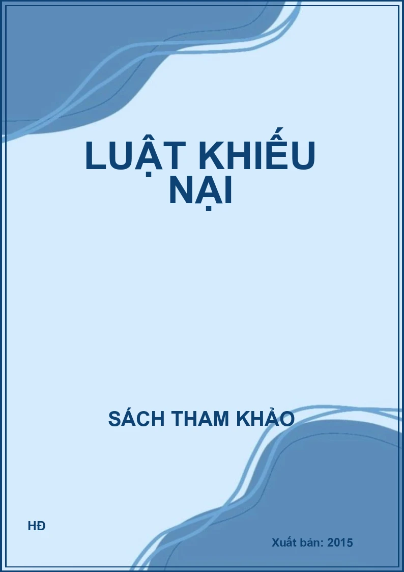 Luật khiếu nại