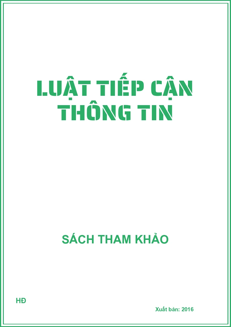 Luật tiếp cận thông tin