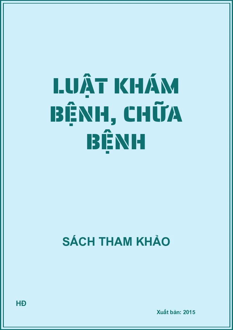 Luật khám bệnh, chữa bệnh