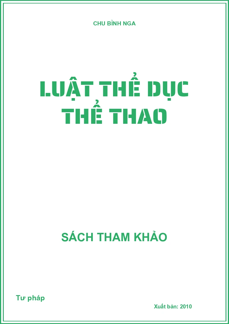 Luật Thể Dục Thể Thao