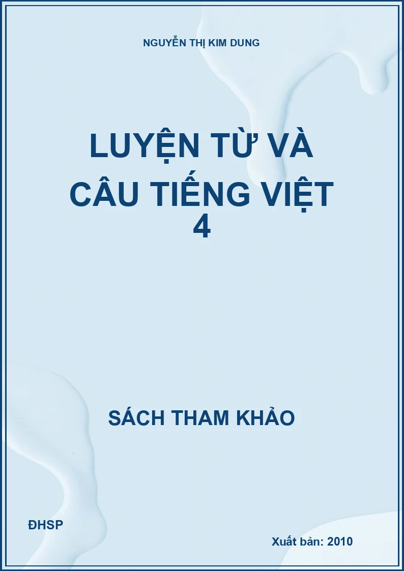 Luyện Từ Và Câu Tiếng Việt 4