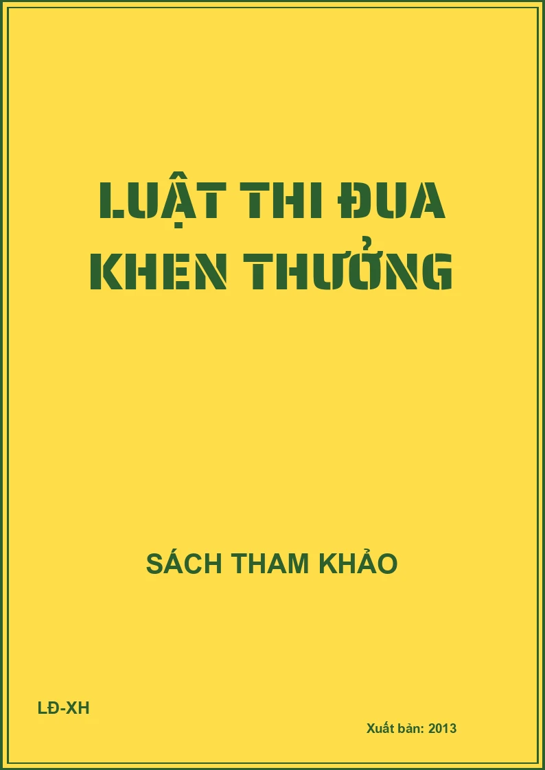 Luật thi đua khen thưởng
