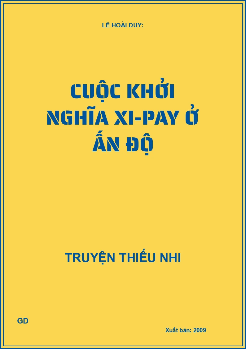 Cuộc khởi nghĩa Xi-Pay ở ấn Độ