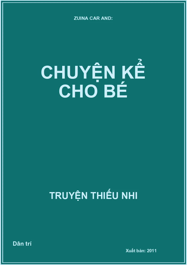 Chuyện Kể Cho Bé