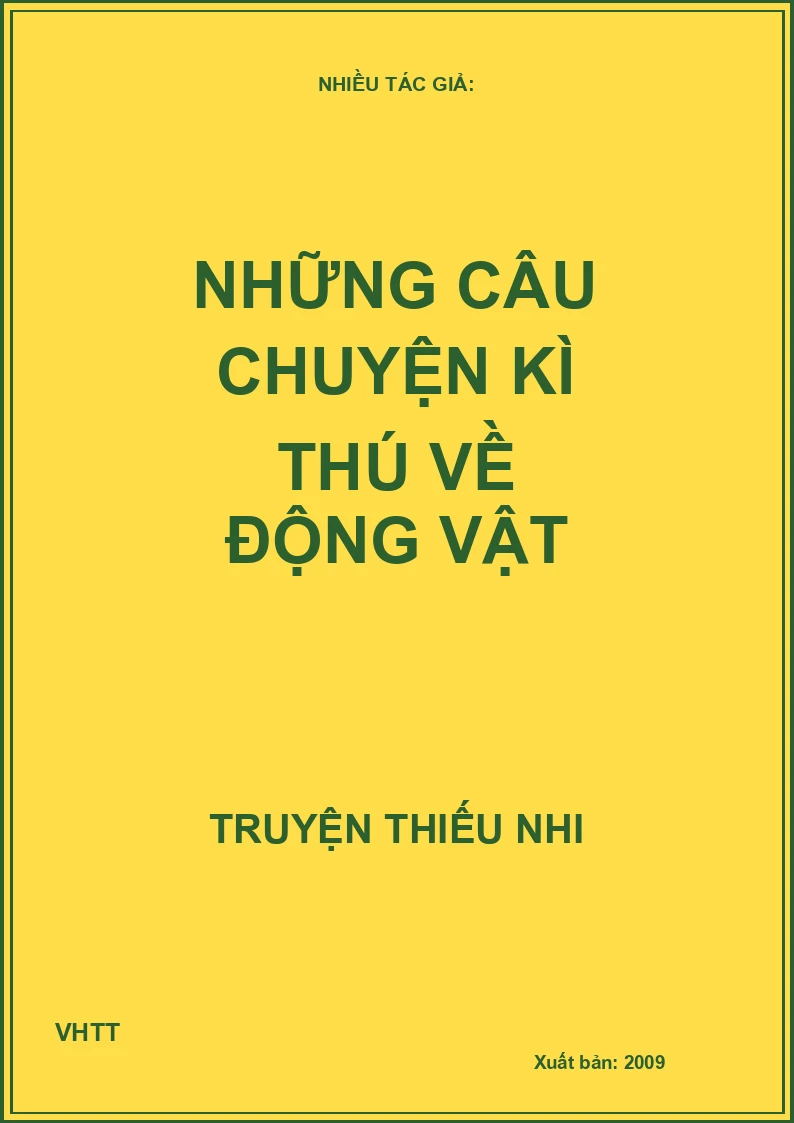 Những Câu Chuyện Kì Thú Về Động Vật