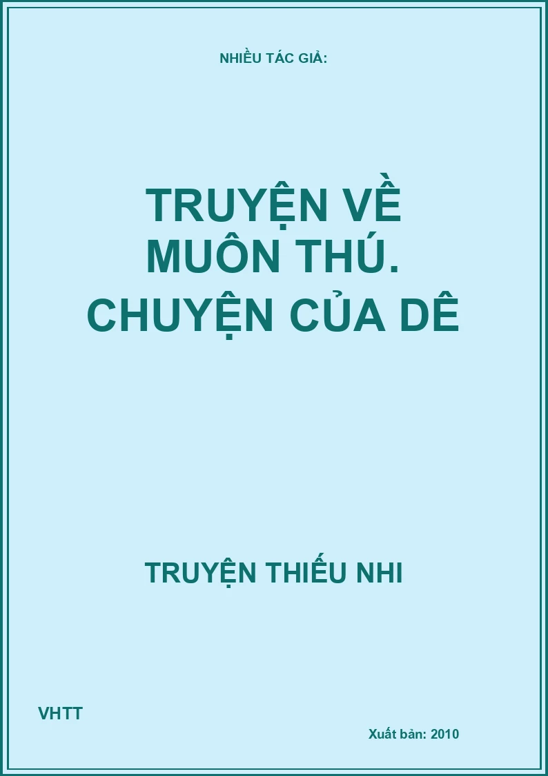 Truyện Về Muôn Thú - Chuyện Của Dê