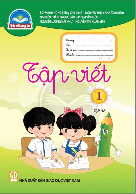 Tập Viết 1 - Tập 2 - Chân Trời Sáng Tạo