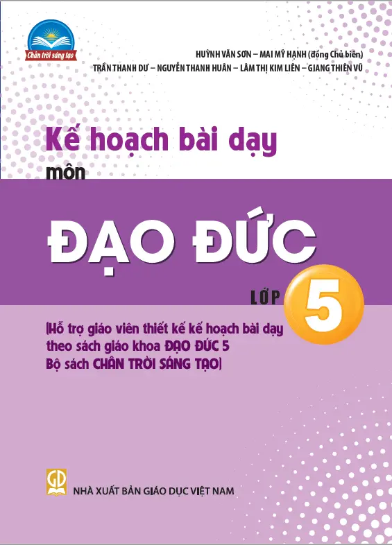 Kế hoạch bài dạy môn Đạo Đức 5 - Chân trời sáng tạo