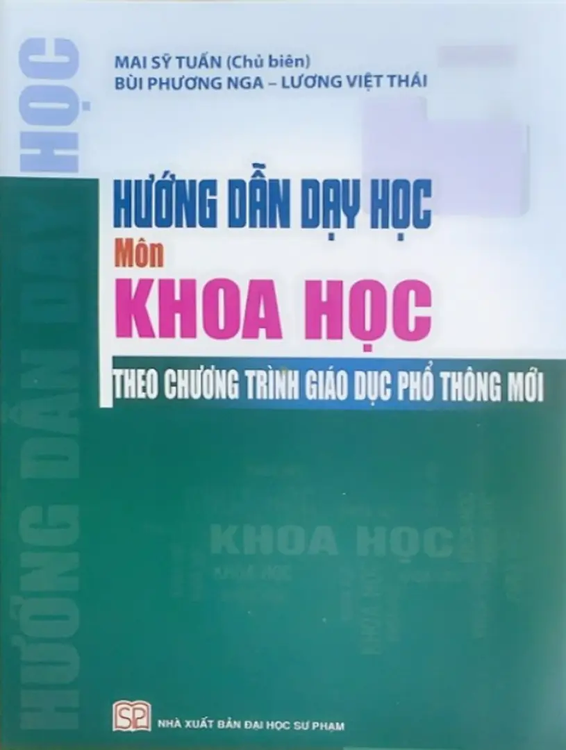 Hướng dẫn dạy học môn Khoa học theo chương trình GDPT mới