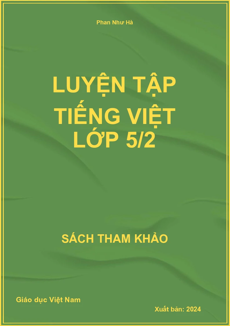 Luyện tập Tiếng Việt lớp 5/2