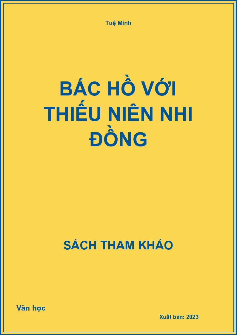 Bác Hồ với thiếu niên nhi đồng
