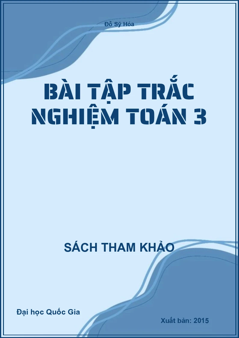 Bài tập trắc nghiệm Toán 3