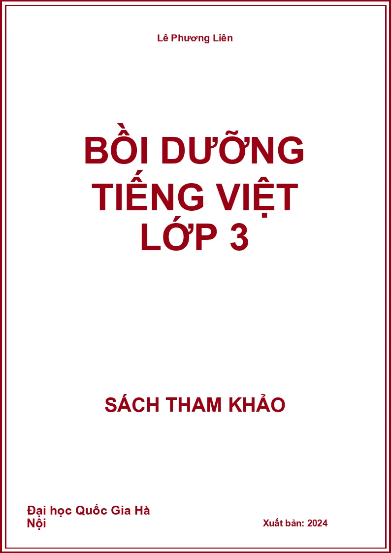 Bồi dưỡng Tiếng Việt lớp 3