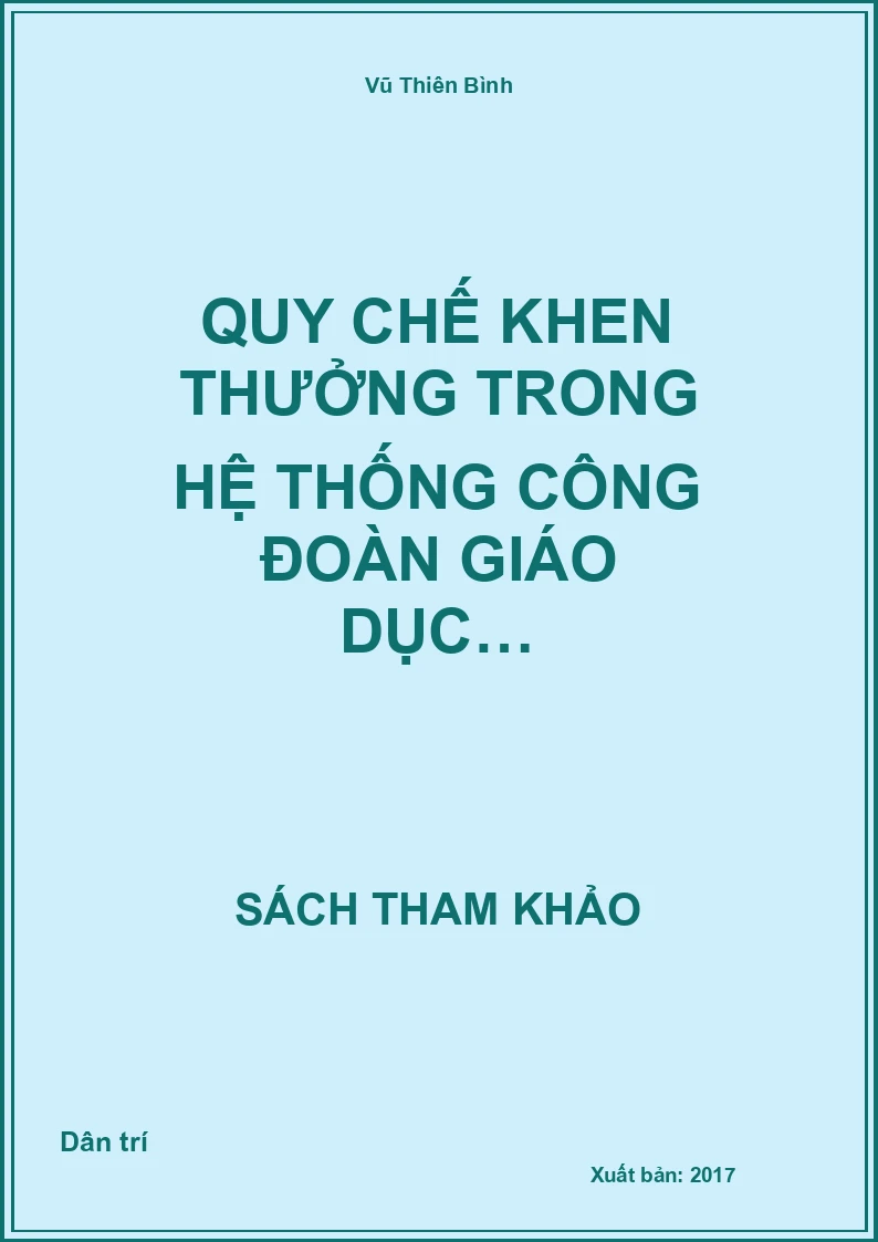 Quy chế khen thưởng trong hệ thống công đoàn giáo dục…