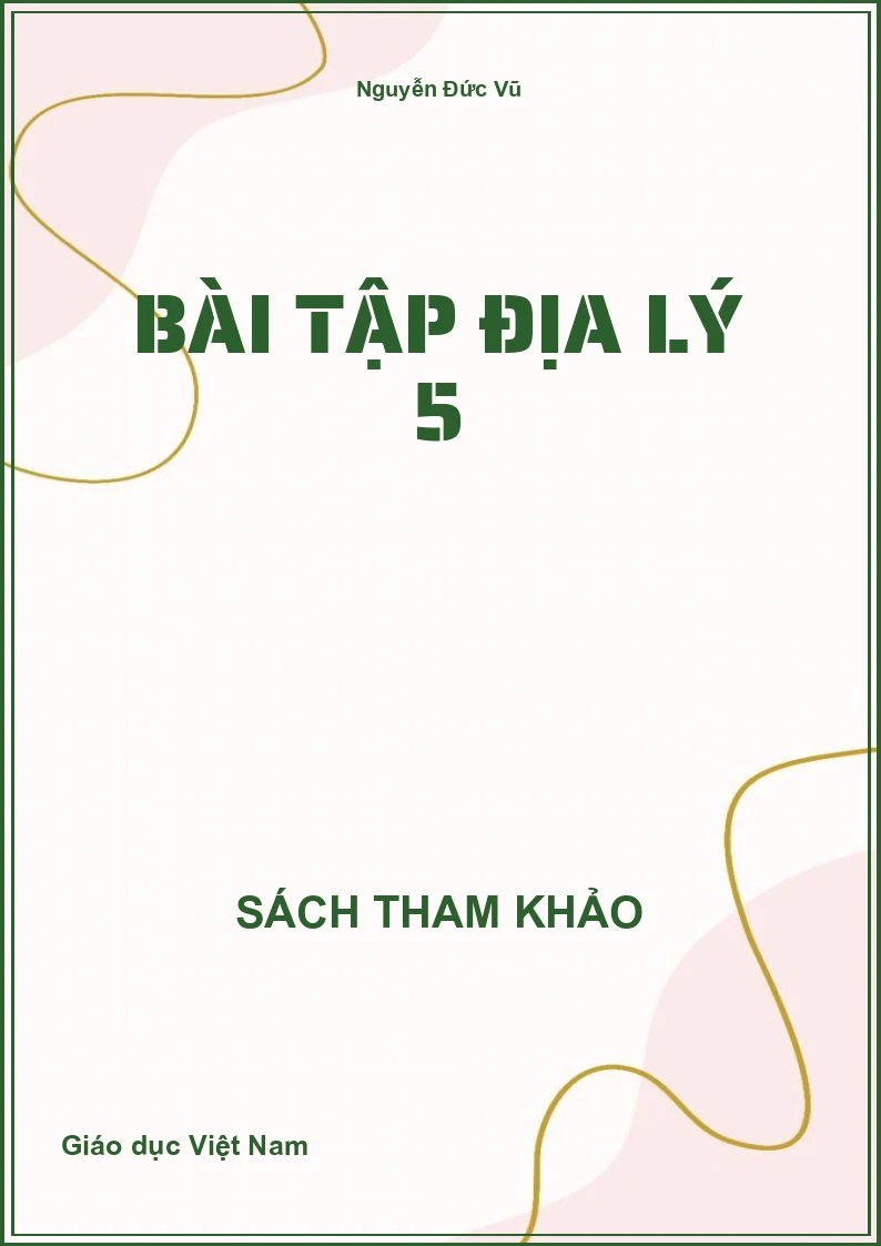 Bài tập địa lý 5