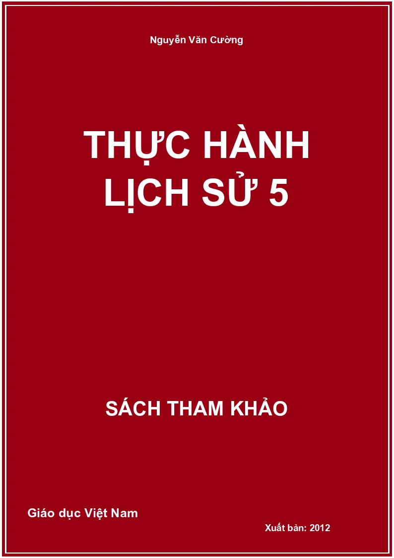 Thực hành lịch sử 5