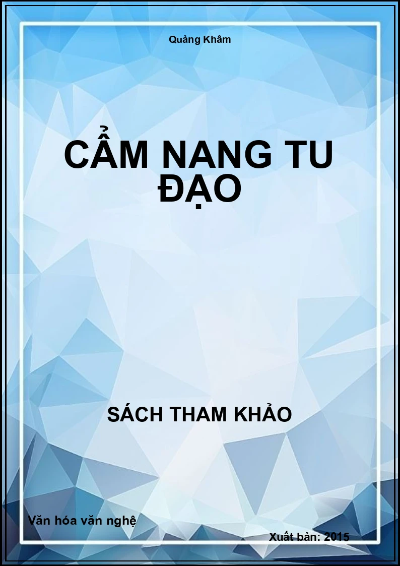 Cẩm nang tu đạo