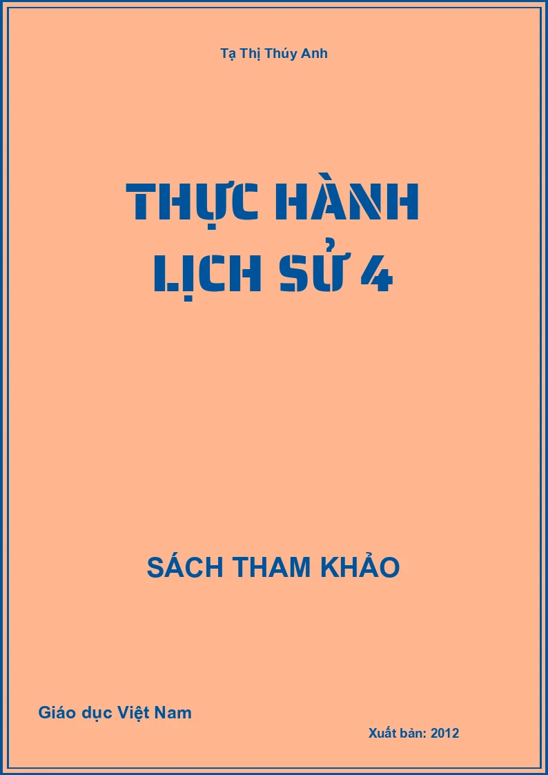 Thực hành lịch sử 4