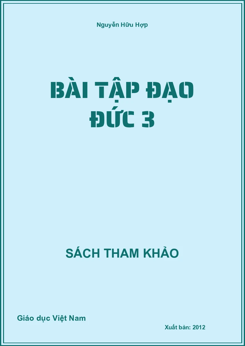 Bài tập đạo đức 3