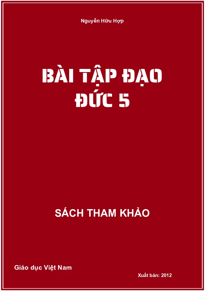 Bài tập đạo đức 5