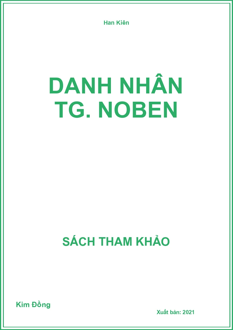 Danh nhân TG. Noben