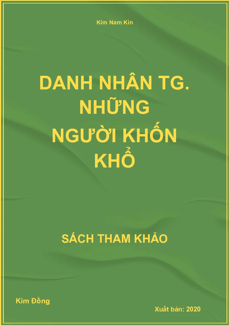 Danh nhân TG. Những người khốn khổ