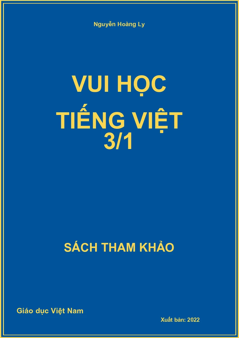 Vui học tiếng việt 3/1