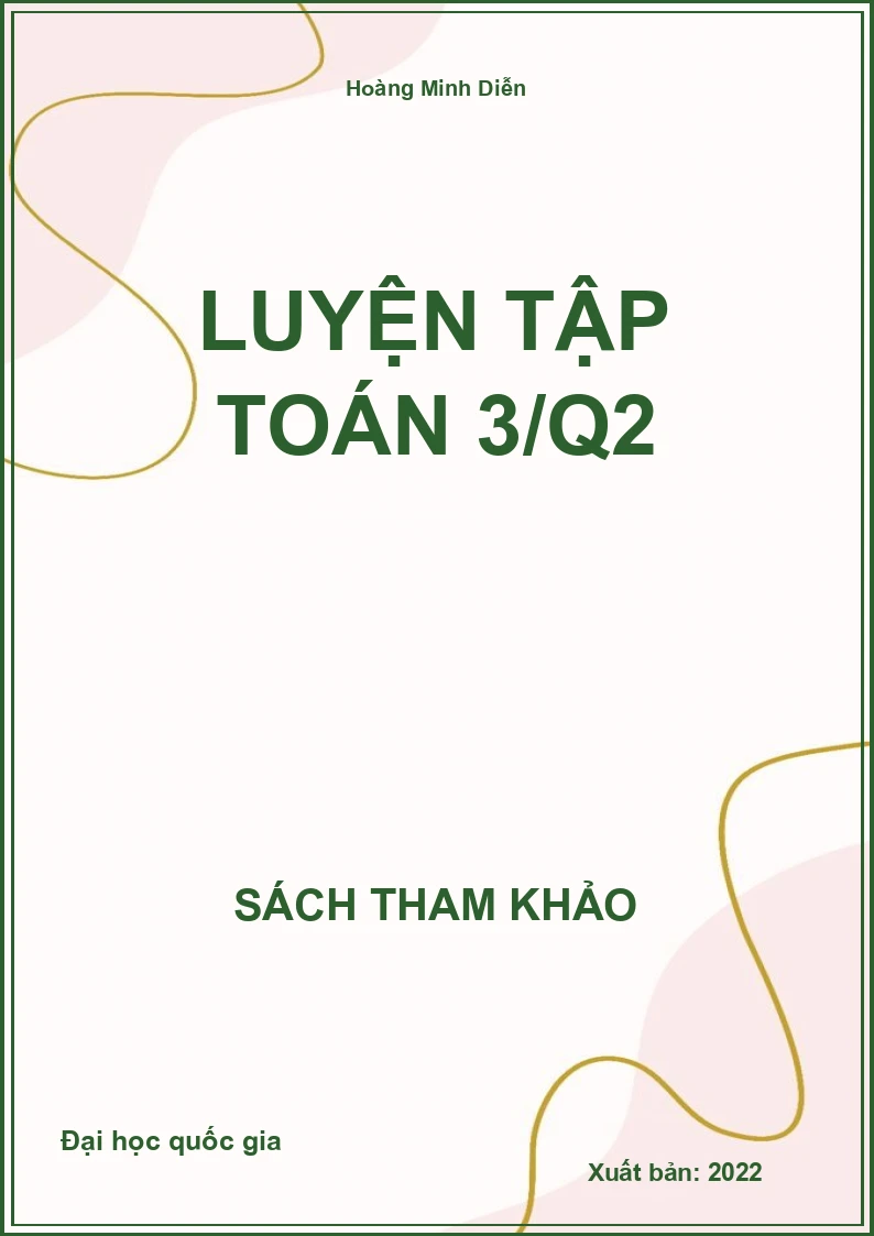 Luyện tập Toán 3/Q2